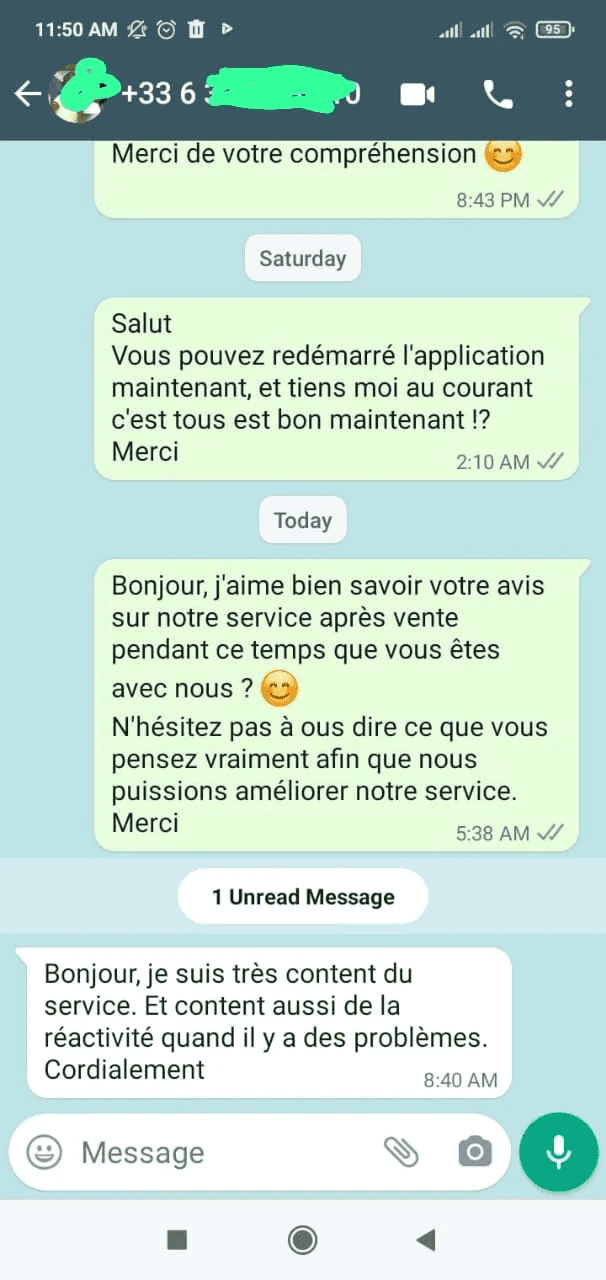 Avis client IPTV France