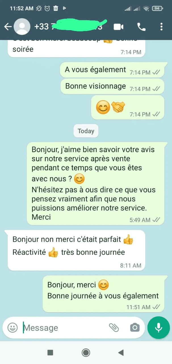 Avis client IPTV France